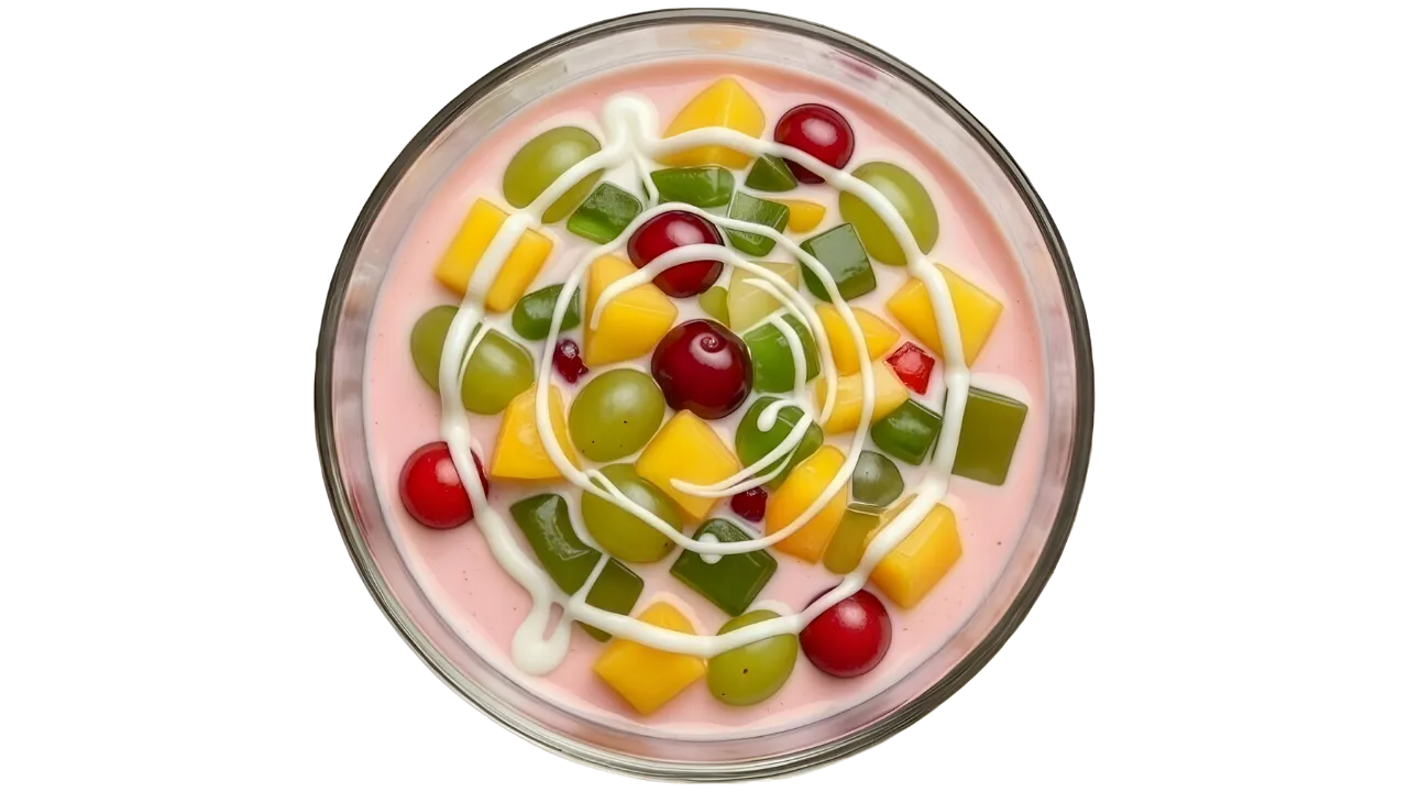 Strawberry Custard Fruit Cocktail 3