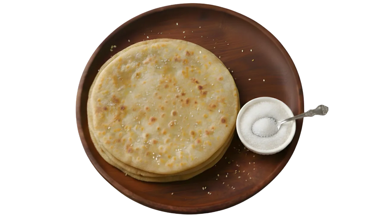 Sugar Paratha (Raita & Pickle) 3